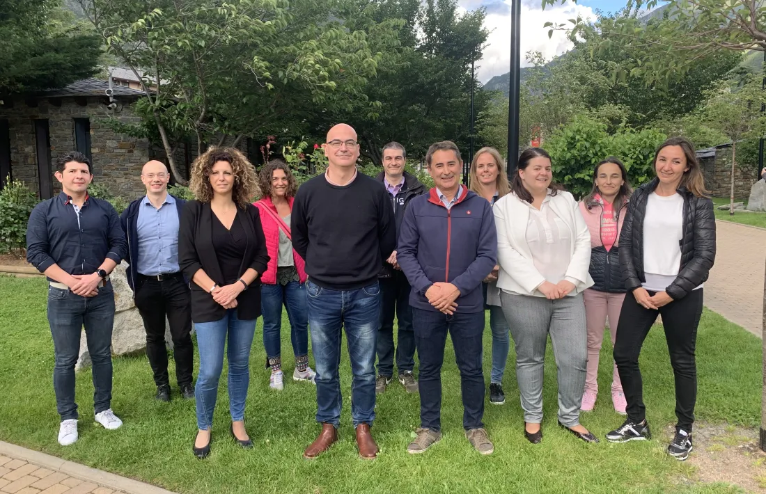 Joan Clotet i la seva junta directiva, que liderarà el projecte de la FAN fins al 2024.