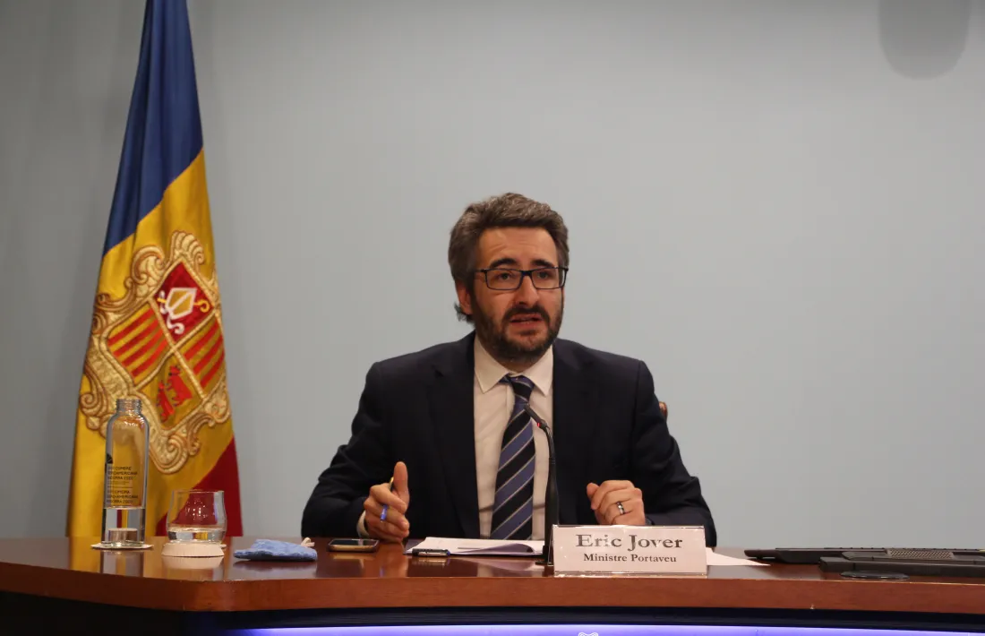 El ministre de Finances i portaveu de l’executiu, Eric Jover.