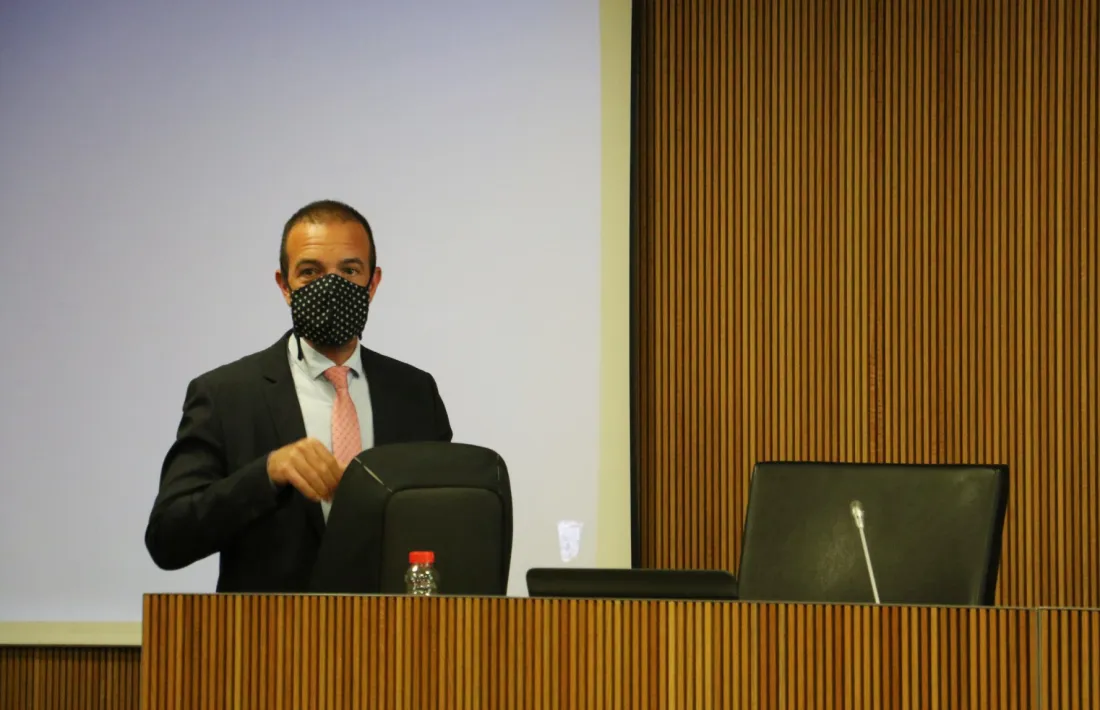 El ministre d'Ordenament Territorial, Jordi Torres.