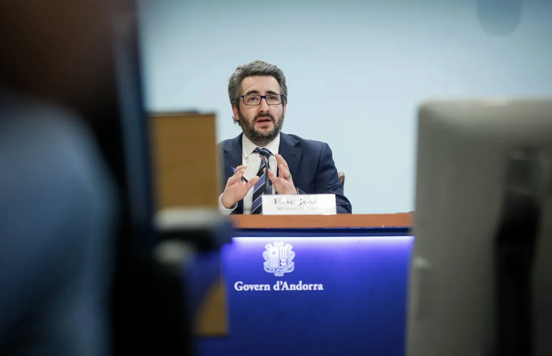 Eric Jover va informar ahir de l’aprovació per part del consell de ministres de la quota proposada per l’FMI.