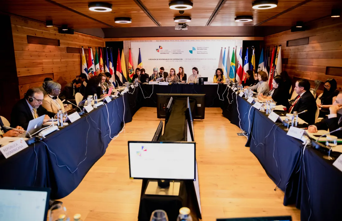 Una reunió anterior de Coordinadors Nacionals i de Responsables de Cooperació.