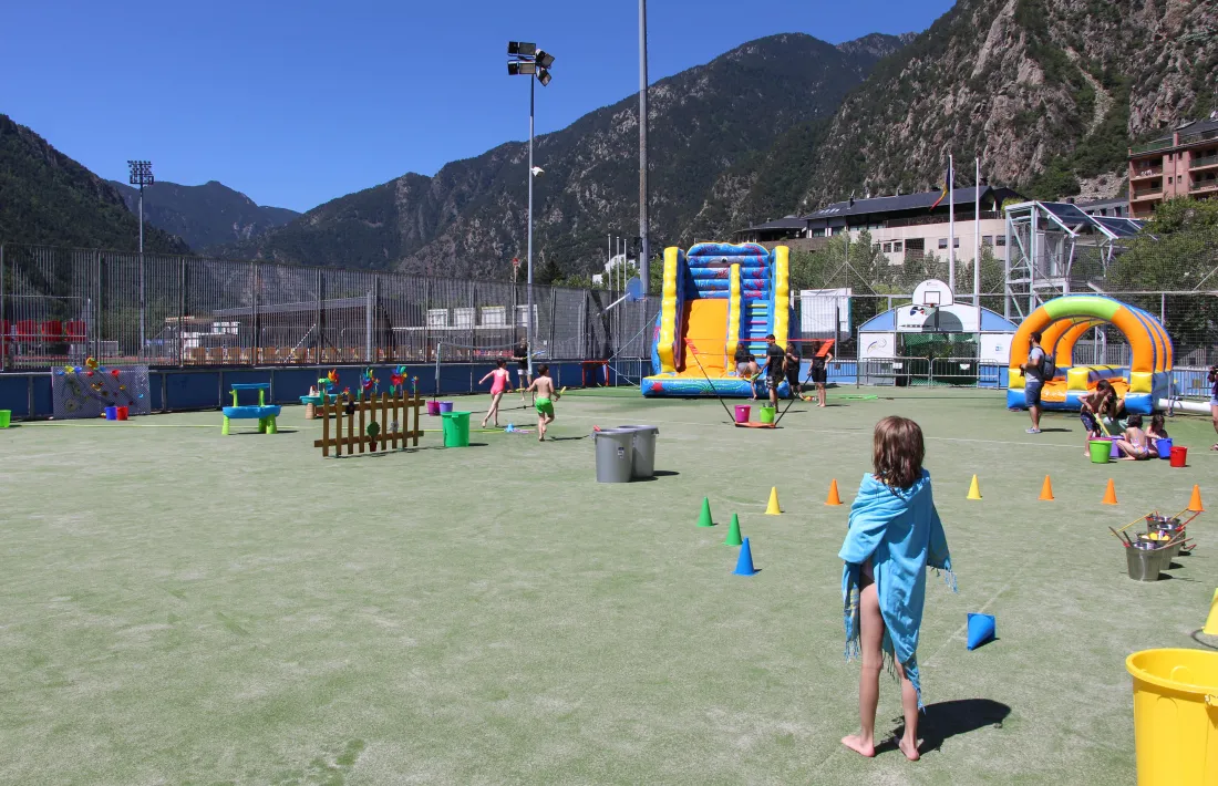 Una imatge de l'aquaparc, l'any passat.