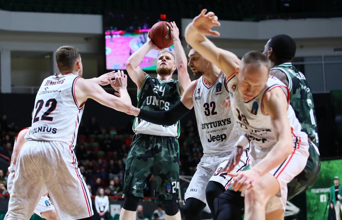 Haukur Palsson, en un partit el curs passat amb l'Unics Kazan.
