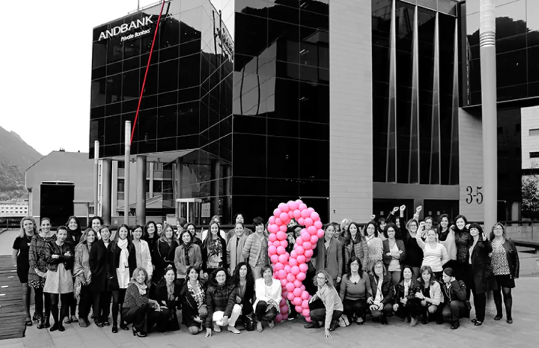 Imatge d'una altra iniciativa d'Andbank per la lluita contra el càncer.