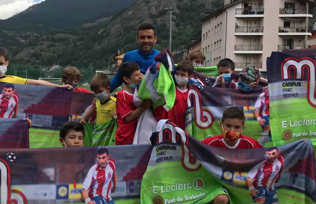 Marc Bernaus, en el seu campus a Ordino.