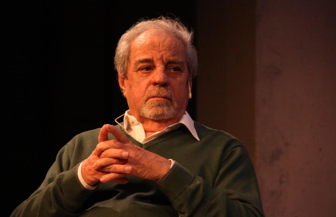 Juan Marsé en un moment de l'acte inaugural de Kosmopolis 2015.