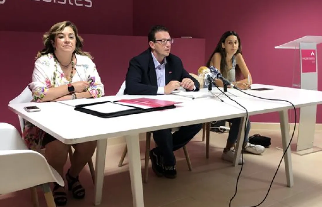 Zoppetti, Donsión i Moliné, ahir a la tarda. 