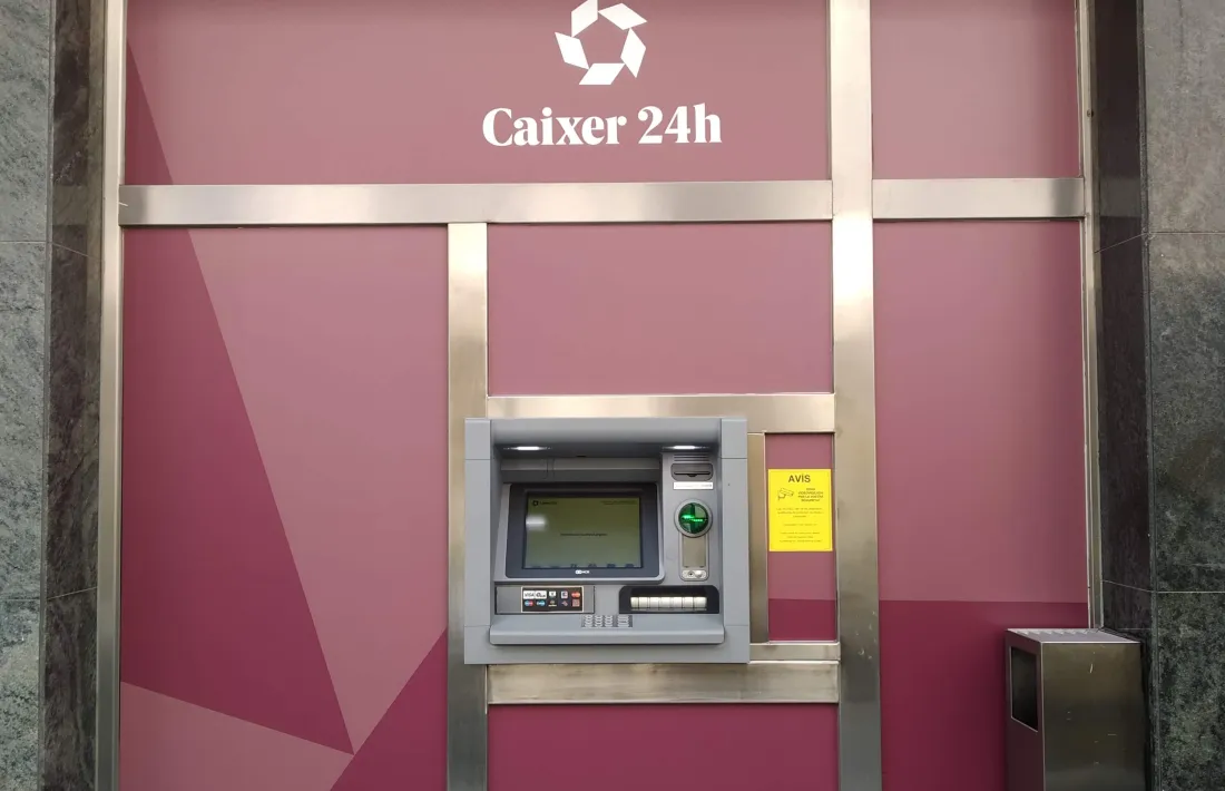 Imatge de la nova xarxa de caixers.