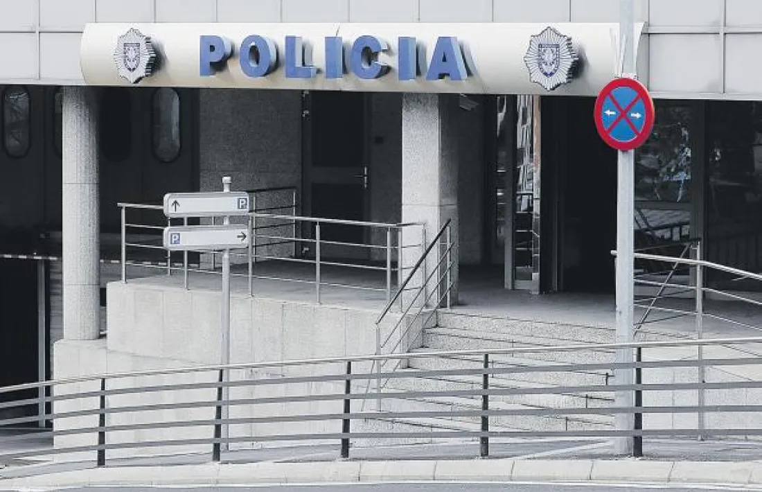 L'edifici de la policia.