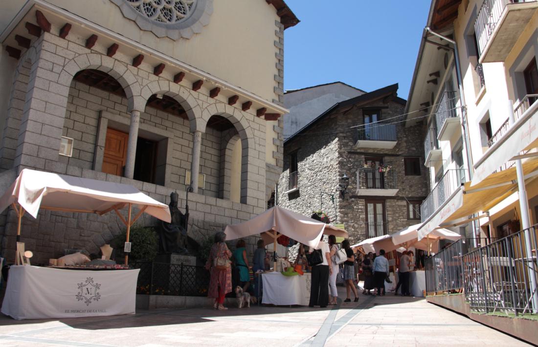 Una imatge d'una edició anterior del Mercat de la Vall.