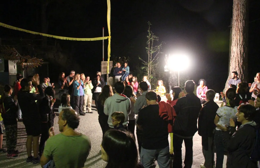 Assistents a la visita teatralitzada de l'any passat.