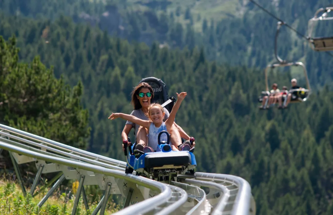 L'atracció Magic Gliss de Canillo.