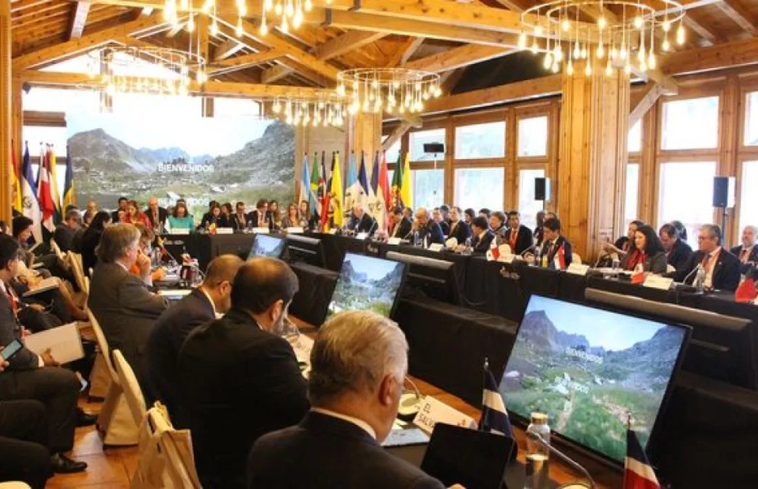 La primera reunió de ministres d'Afers Exteriors iberoamericans celebrada a Soldeu.