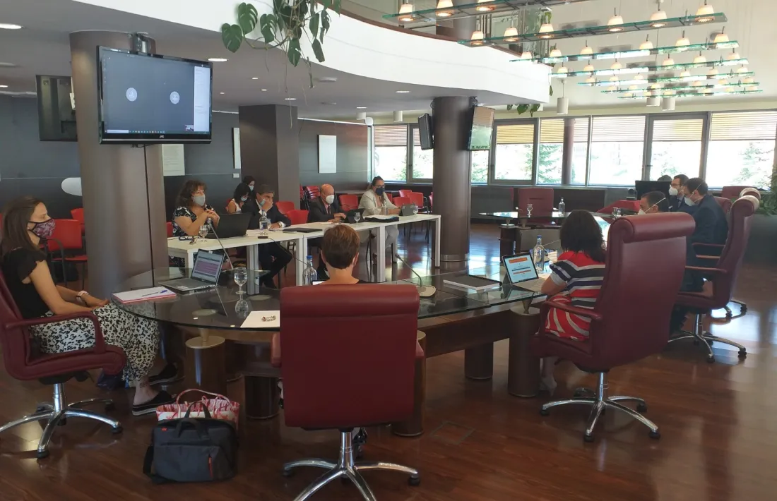 El Consell de Comú celebrat a Canillo dimecres al matí, on el cònsol major, Francesc Camp, va intervenir telemàticament. 