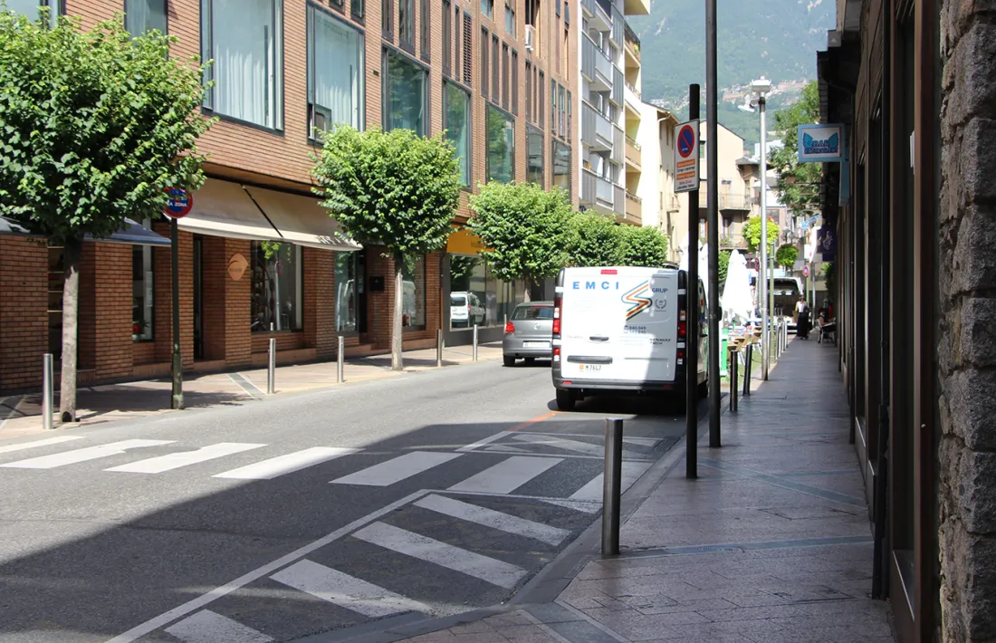 Un dels trams que serà embellit properament.