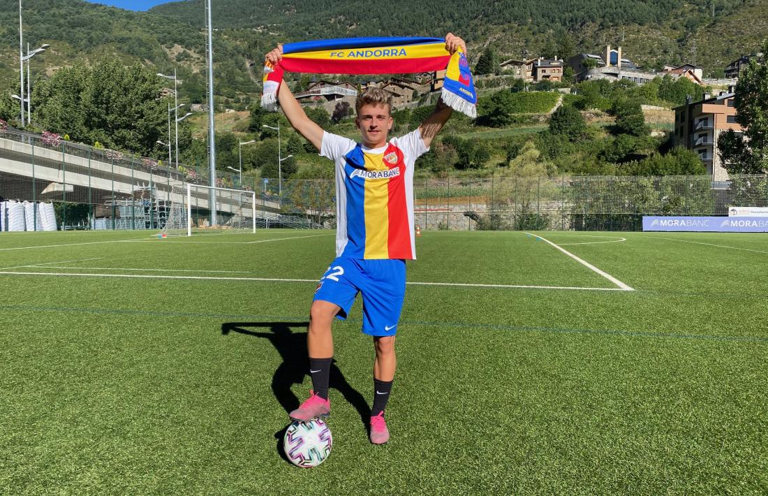 Pau Martínez, nou jugador de l'FC Andorra.