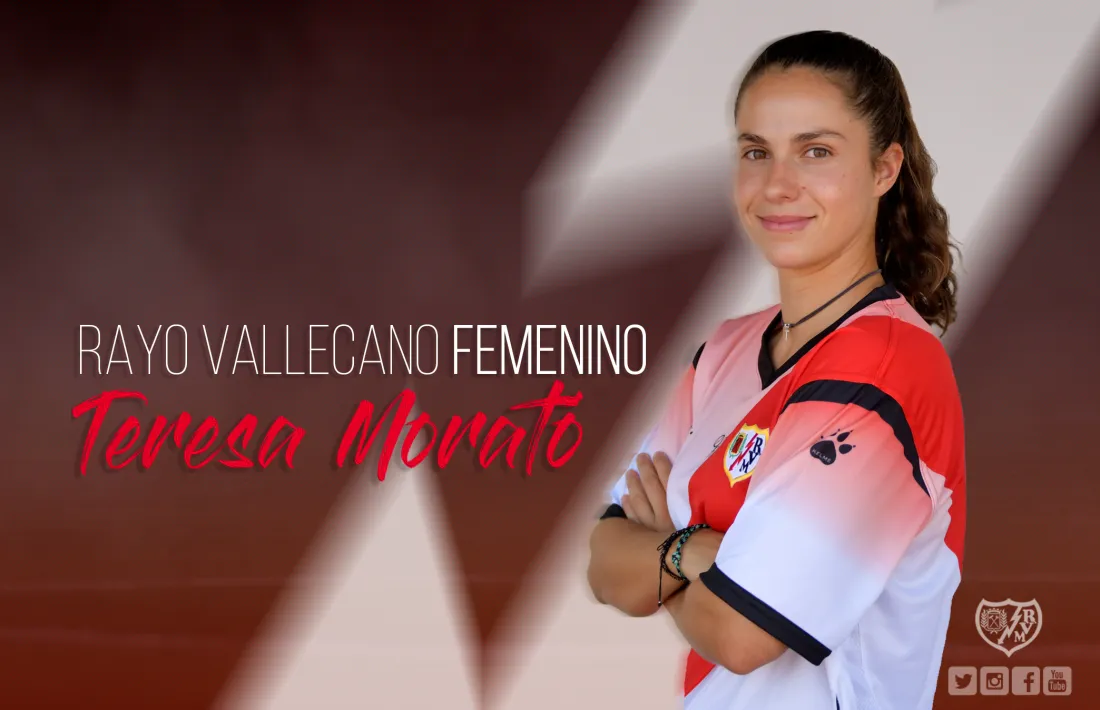  Tere Morató, amb el Rayo Vallecano.