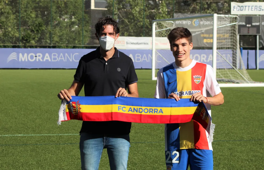 Sergi Serrano amb Jaume Nogués.