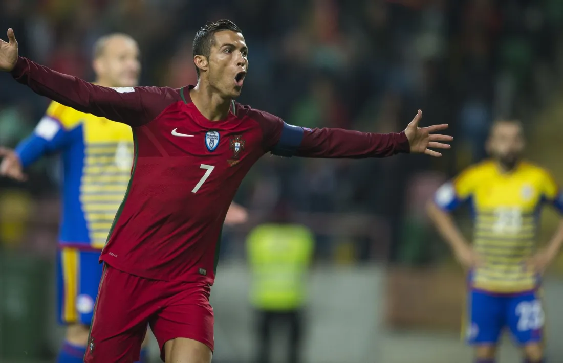 Cristiano Ronaldo, contra Andorra.