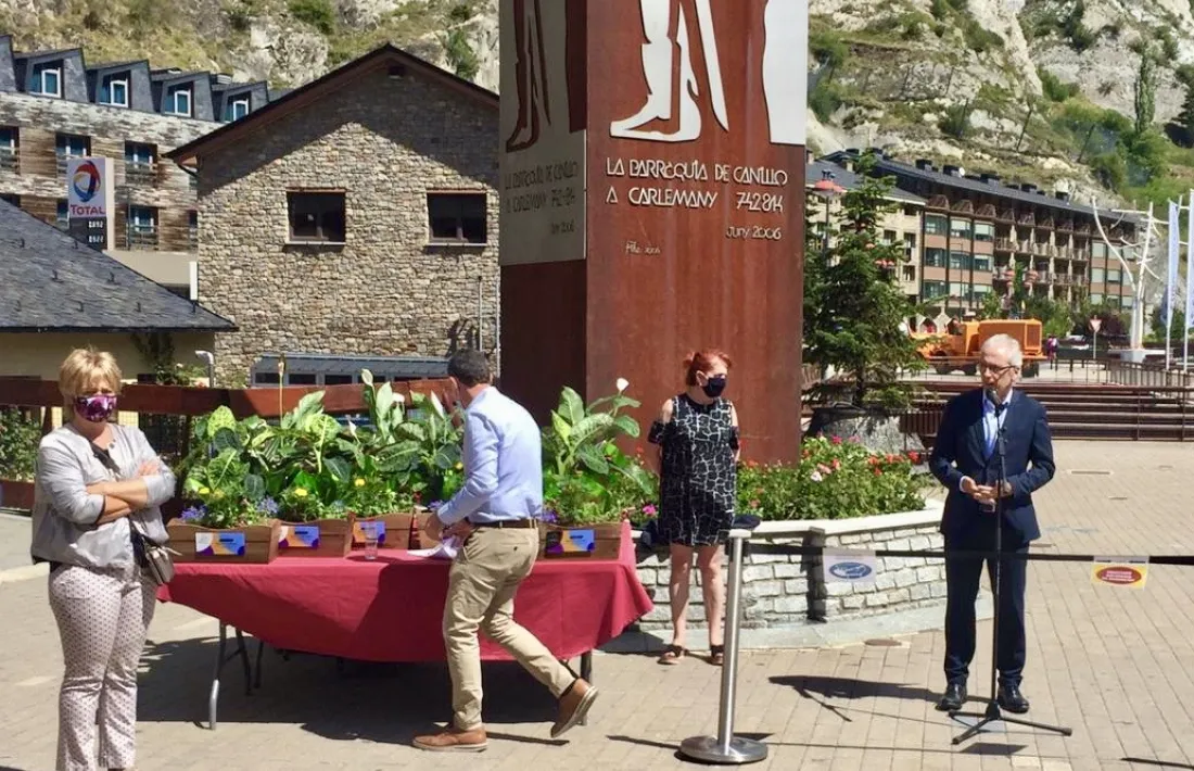 Un moment de l'entrega de premis, aquest matí.