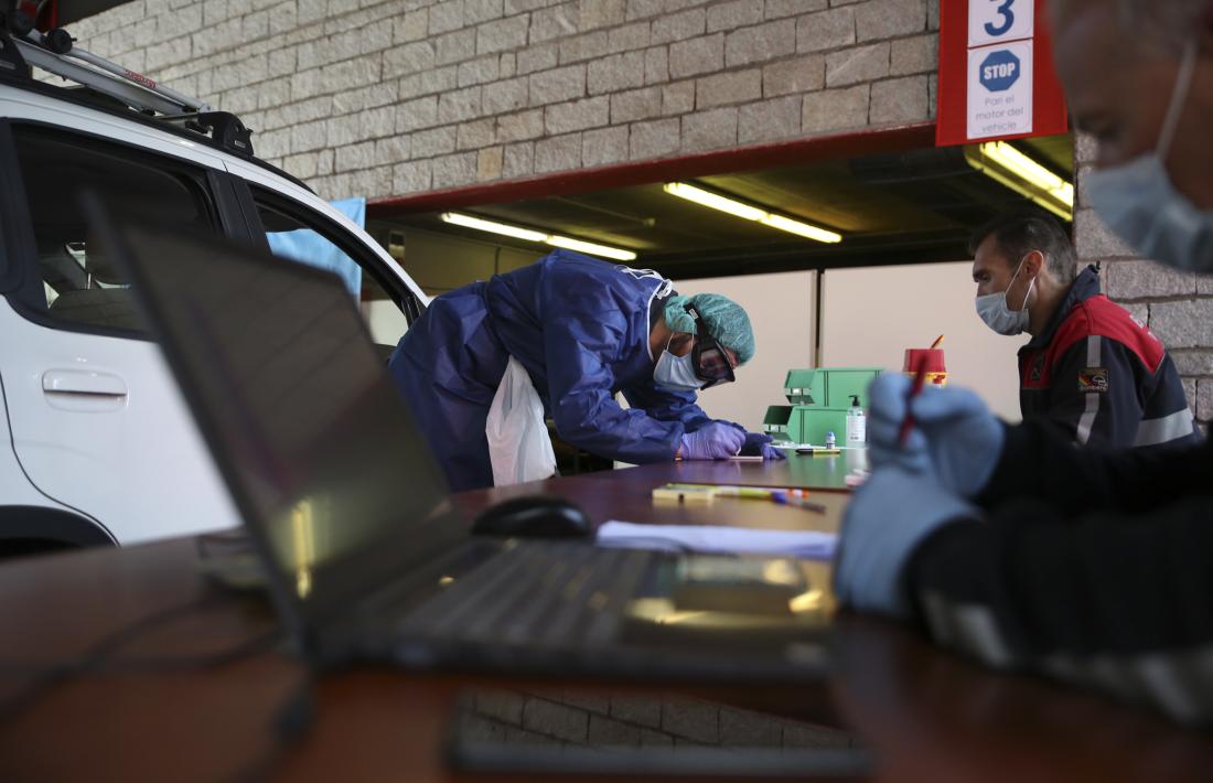 L’stoplab ubicat a la caserna de bombers de Santa Coloma.