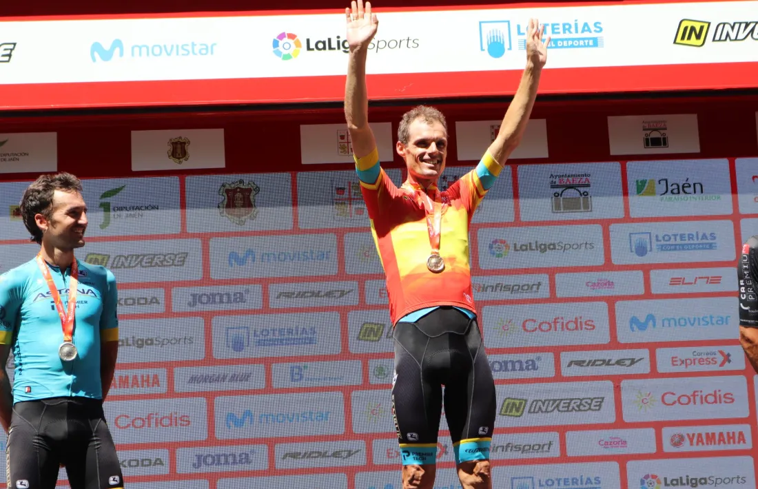 'Luisle' Sánchez, al podi.