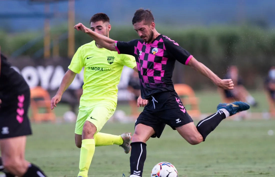 Una jugada del partit d'ahir.