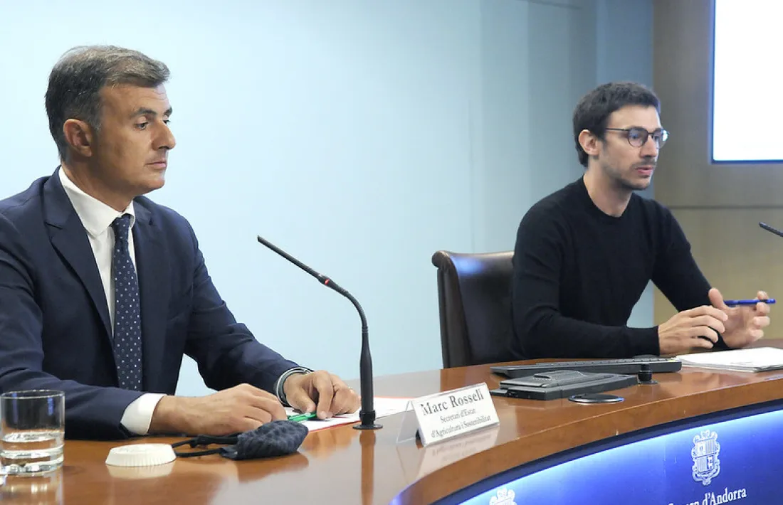 Rossell i Gomà durant la presentació d’aquest balanç previ del Renova.