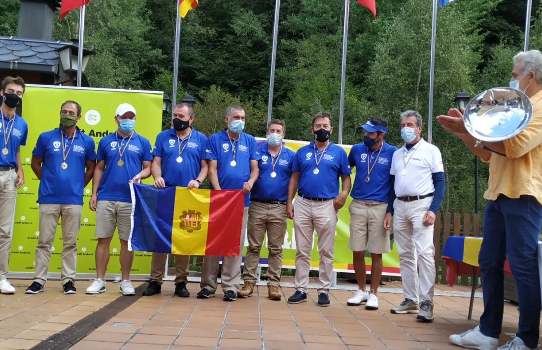  Imatge de l’equip andorrà.