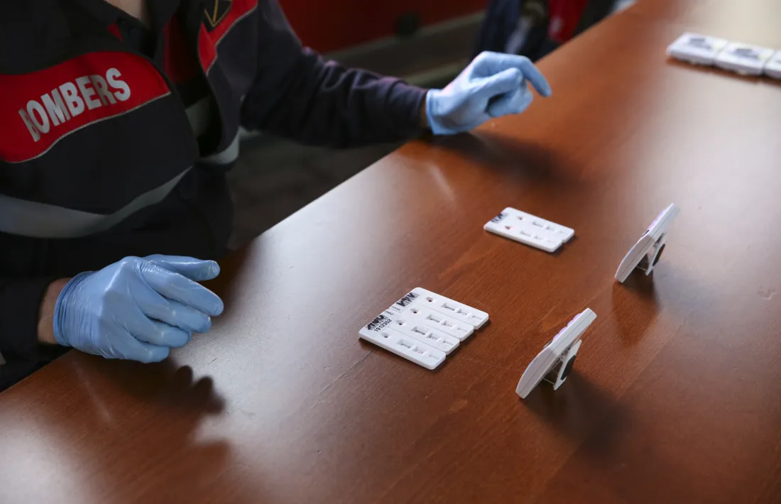 L’‘stop lab’ situat a la caserna de bombers.