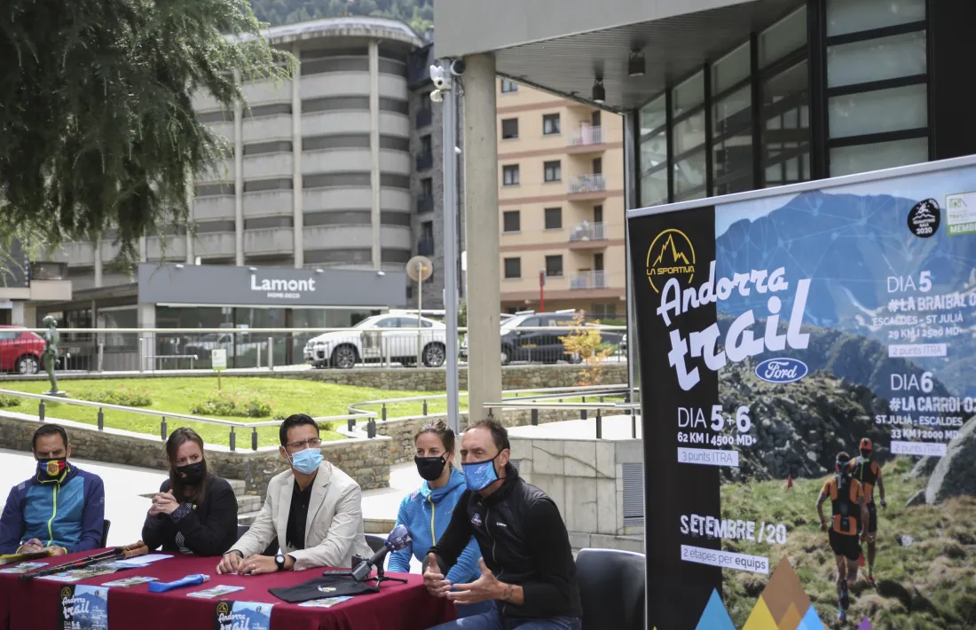 La Sportiva Andorra Trail es va presentar ahir a Escaldes-Engordany.