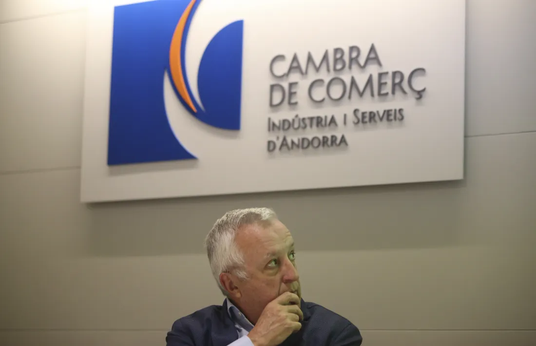 Miquel Armengol en la roda de premsa d’ahir.