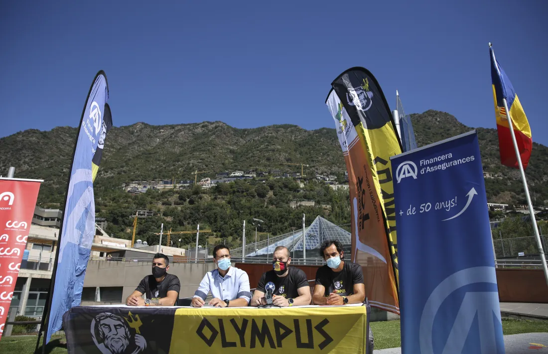 L’Olympus Race es va presentar ahir a la zona on es disputarà la competició.