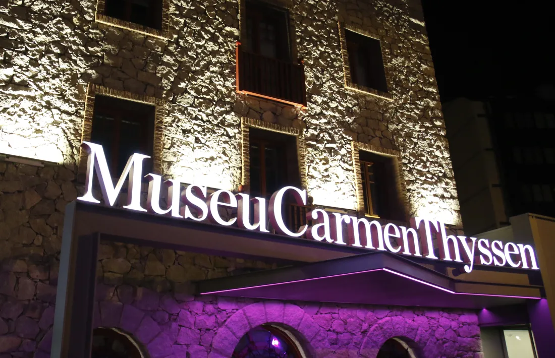 Vista exterior del Museu Carmen Thyssen.