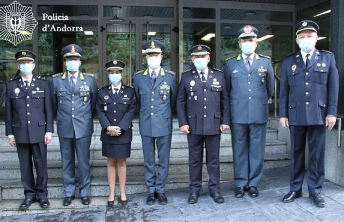 Membres dels dos cossos de seguretat.