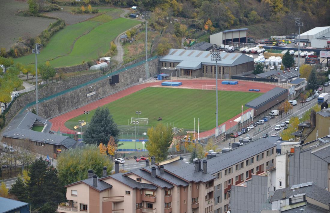 L'Estadi Comunal Joan Samarra Vila.