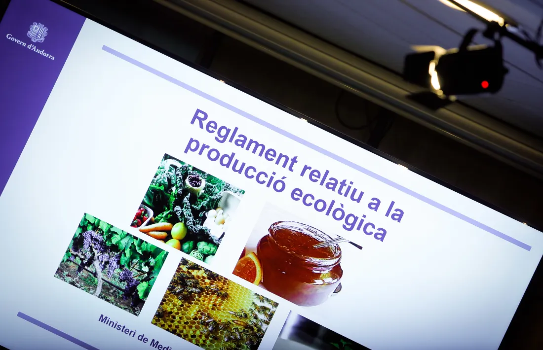 La regulació de la producció ecològica es va presentar ahir.