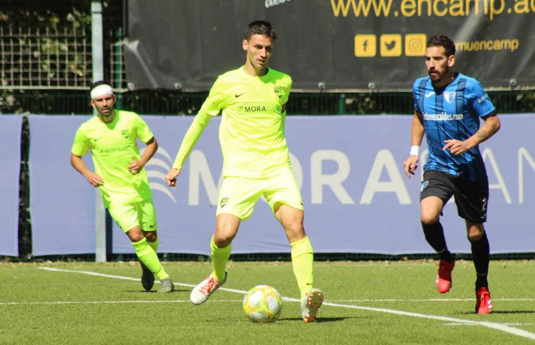 Martí Riverola, migcampista de l'FC Andorra.  Foto: Twitter FC Andorra