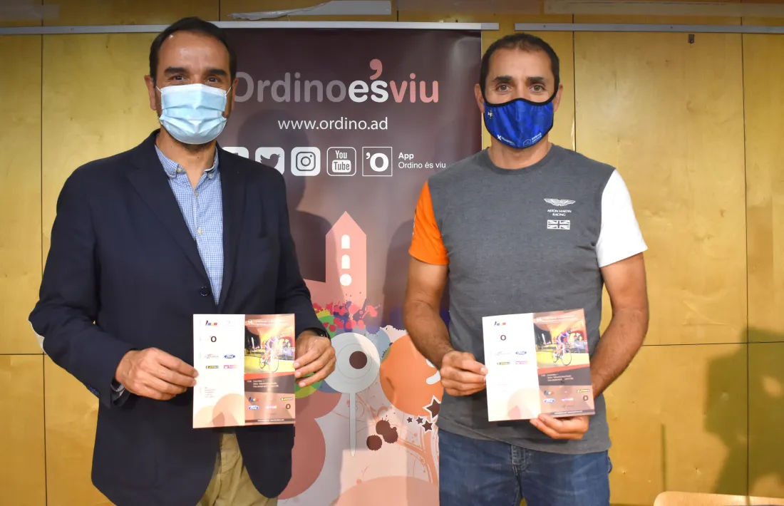 Jordi Serracanta i Toni Iglesias, a la roda de premsa celebrada ahir al CEO d’Ordino. FOTO: AGÈNCIES