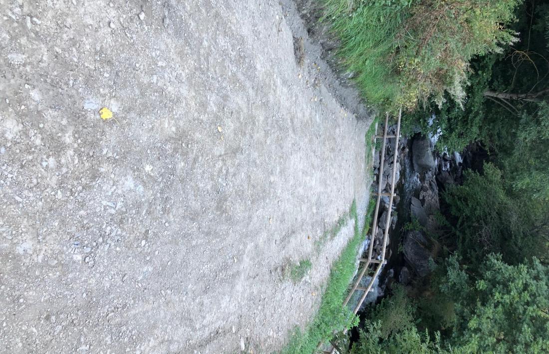 El Comú ha procedit també a arranjar la rampa d’accés al camí Ral. 