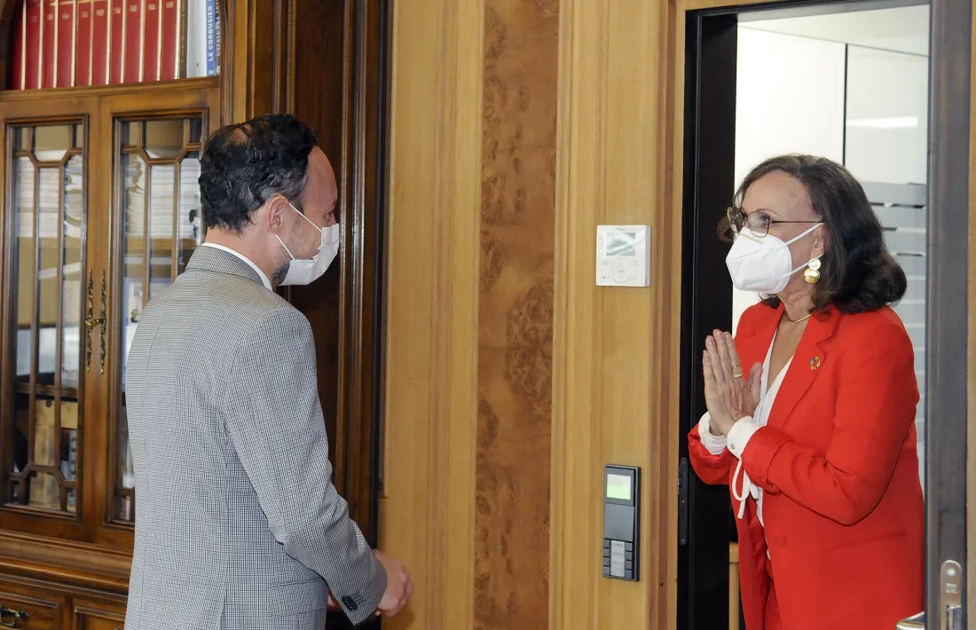 Un moment de la trobada d'Espot i Grynspan.