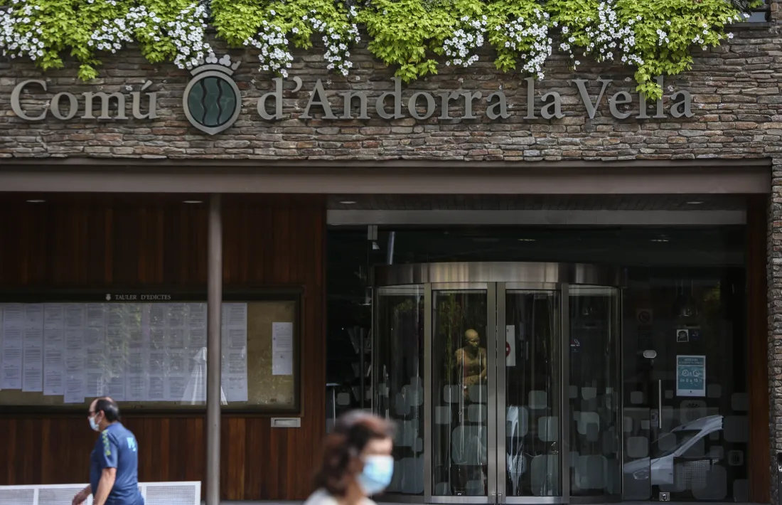 L’edifici del Comú d’Andorra la Vella.