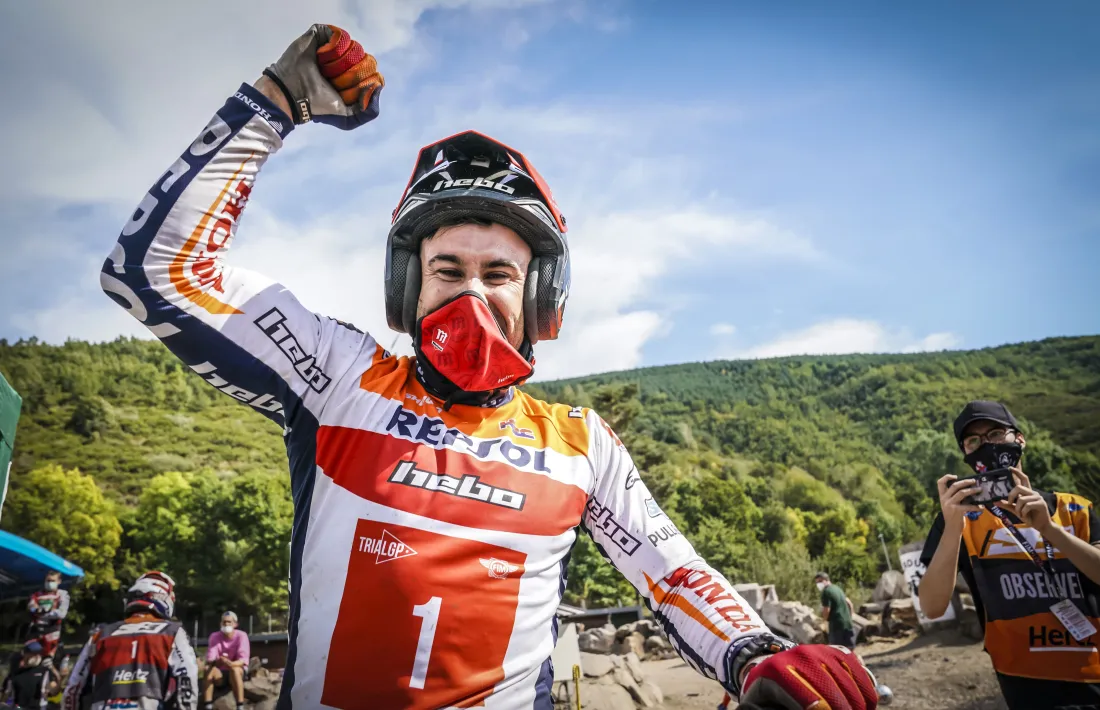 Toni Bou arriba al Campionat del Món de Trial de Sant Julià de Lòria com a líder.   Foto: Repsol Honda