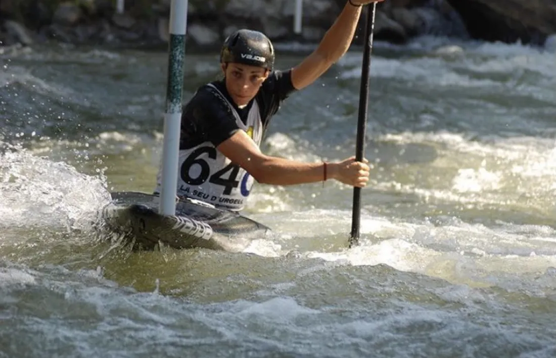 Monica Doria va assolir la desena posició a la final del Campionat d’Europa absolut de canoa-caiac que es va disputar a Praga.   Foto: Twitter