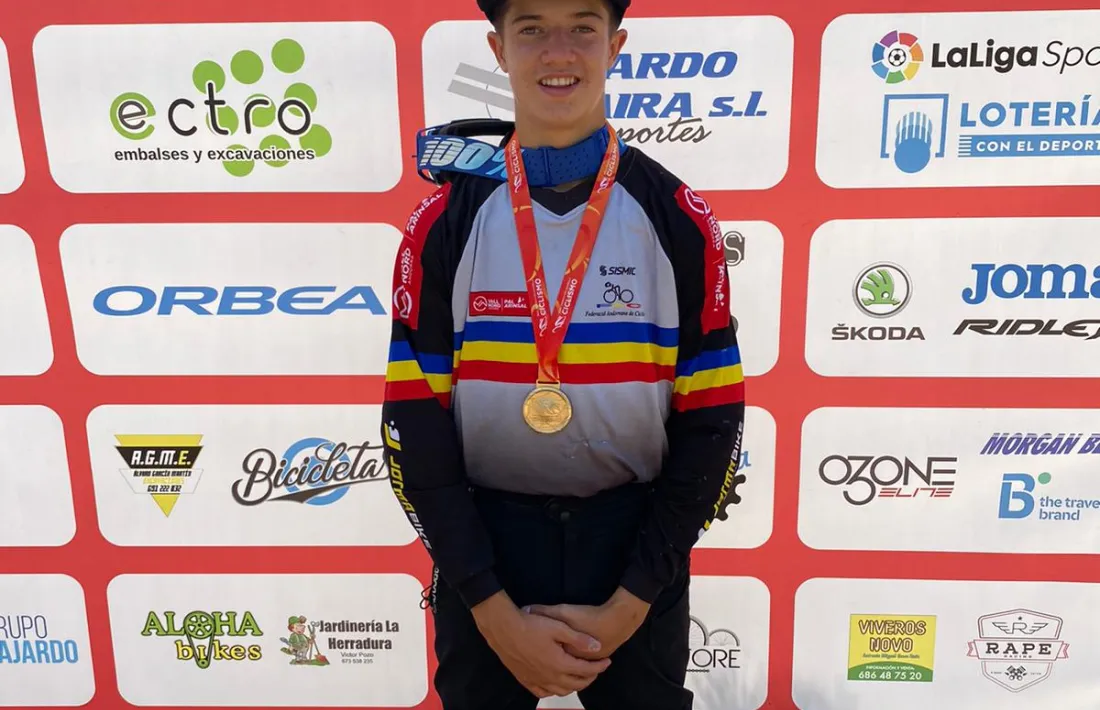 Arnau Graslaub, campió d’Espanya.  Foto: Foto cedida per Joan Miró