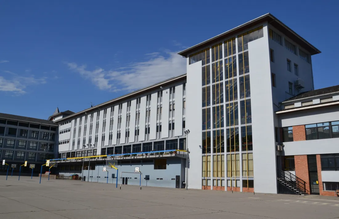 Imatge del col·legi La Salle, on s'ha detectat un positiu entre el professorat.