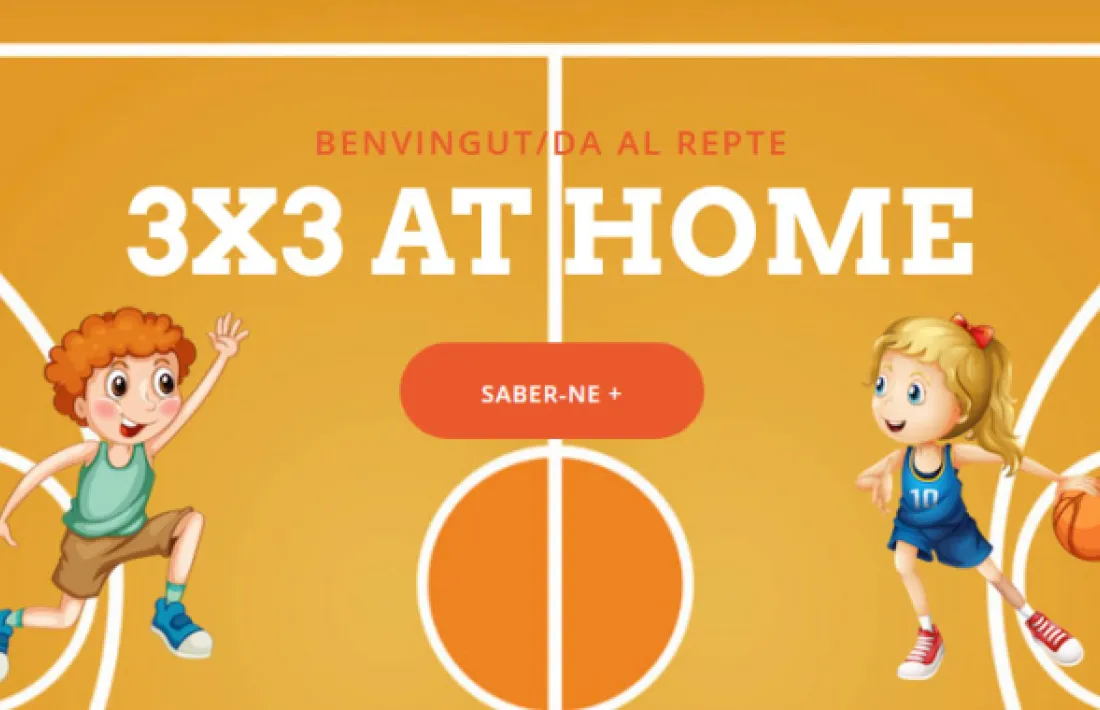  El 3x3 at school de la Federació de Bàsquet passa a denominar-se 3x3 at home.