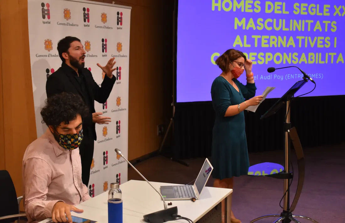 Un moment de la conferència