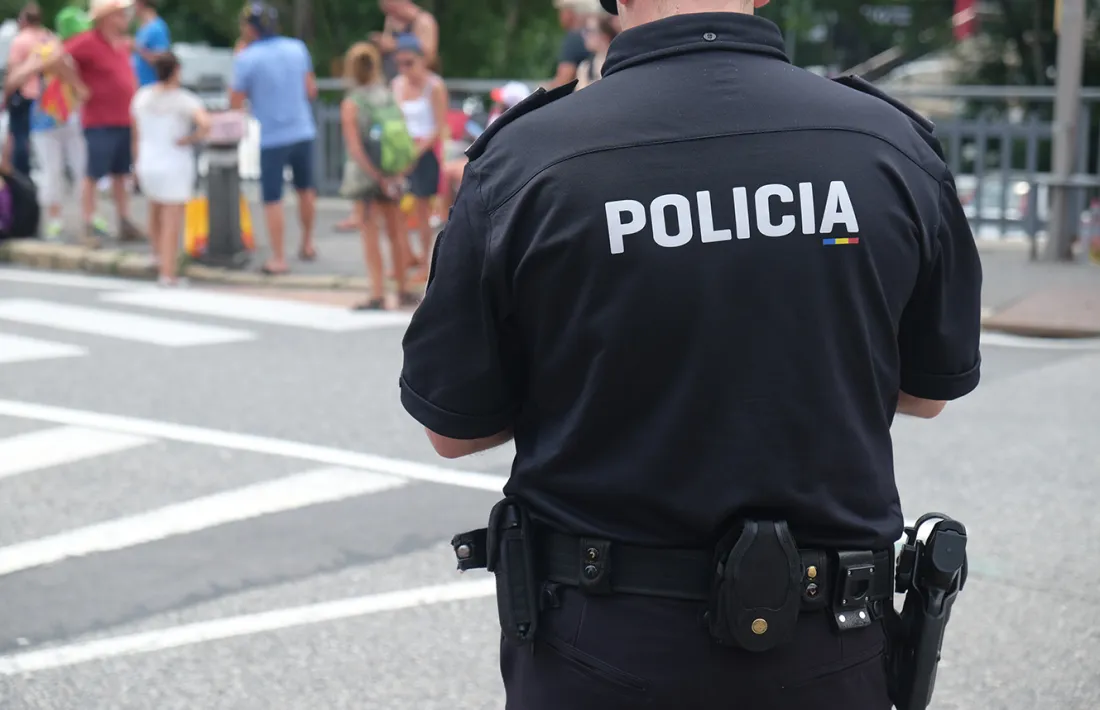 Un agent de policia en una imatge d’arxiu.