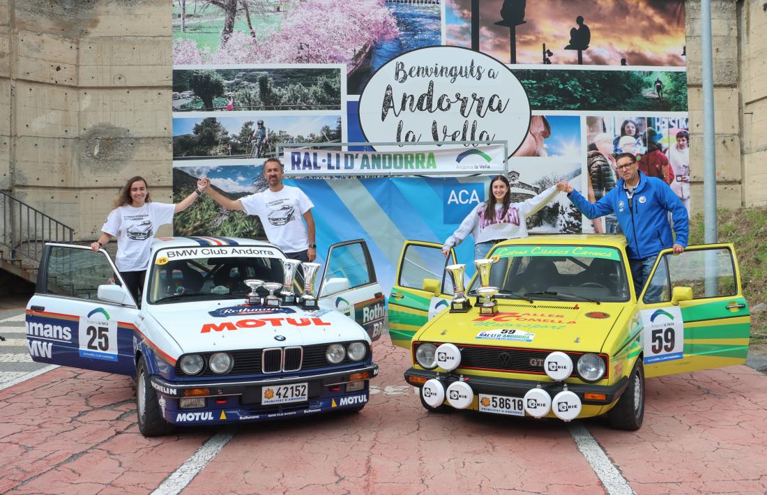 Els Carrancà van ser els grans triomfadors del 49è Ral·li d’Andorra Històric.   Foto: Pere Nubiola Sans
